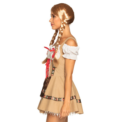 Costume Bavarois Femme - Robe Dirndl Traditionnelle Tyrolean