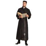 Costume Prêtre Religieux Noir - Déguisement Adulte