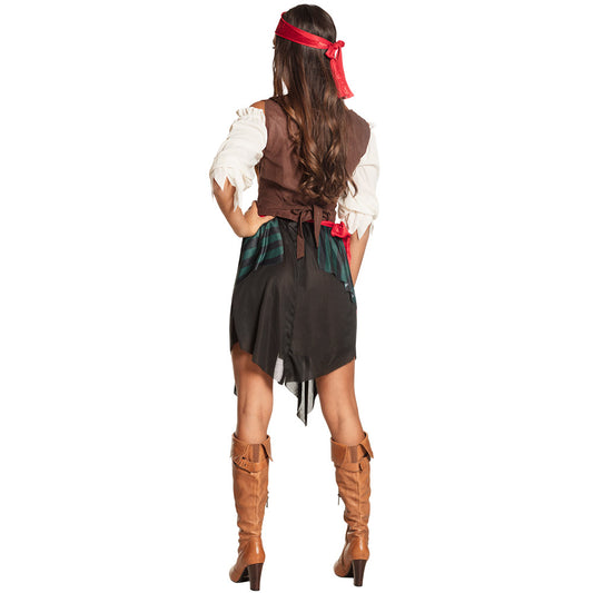 Déguisement Pirate Femme Authentique - Costume Complet Années 1700