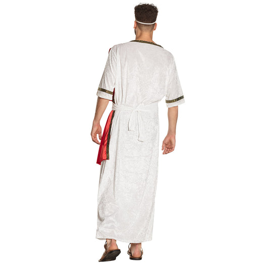 Déguisement Romain Antique Blanc et Rouge Luxe