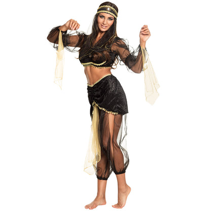 Déguisement Danseuse Orientale Luxe - Noir & Or