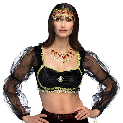 Déguisement Danseuse Orientale Luxe - Noir & Or