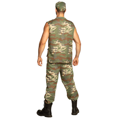 Déguisement Militaire Camouflage Homme - Costume Armée