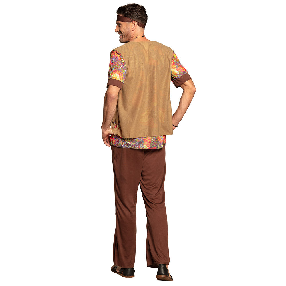 Déguisement Hippie Homme Années 70 - Costume Complet