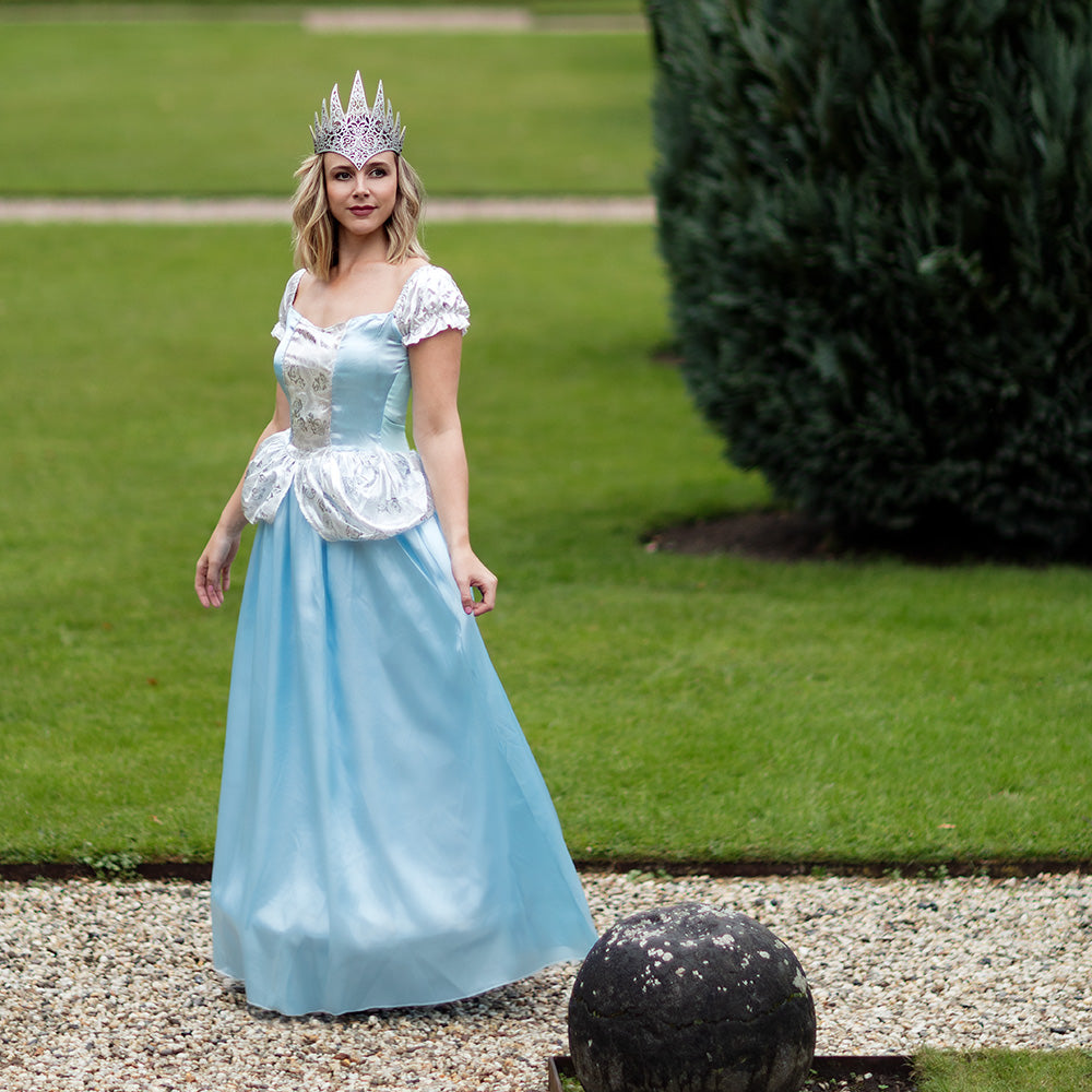 Déguisement Princesse Cendrillon Luxe Femme - Robe Bleue