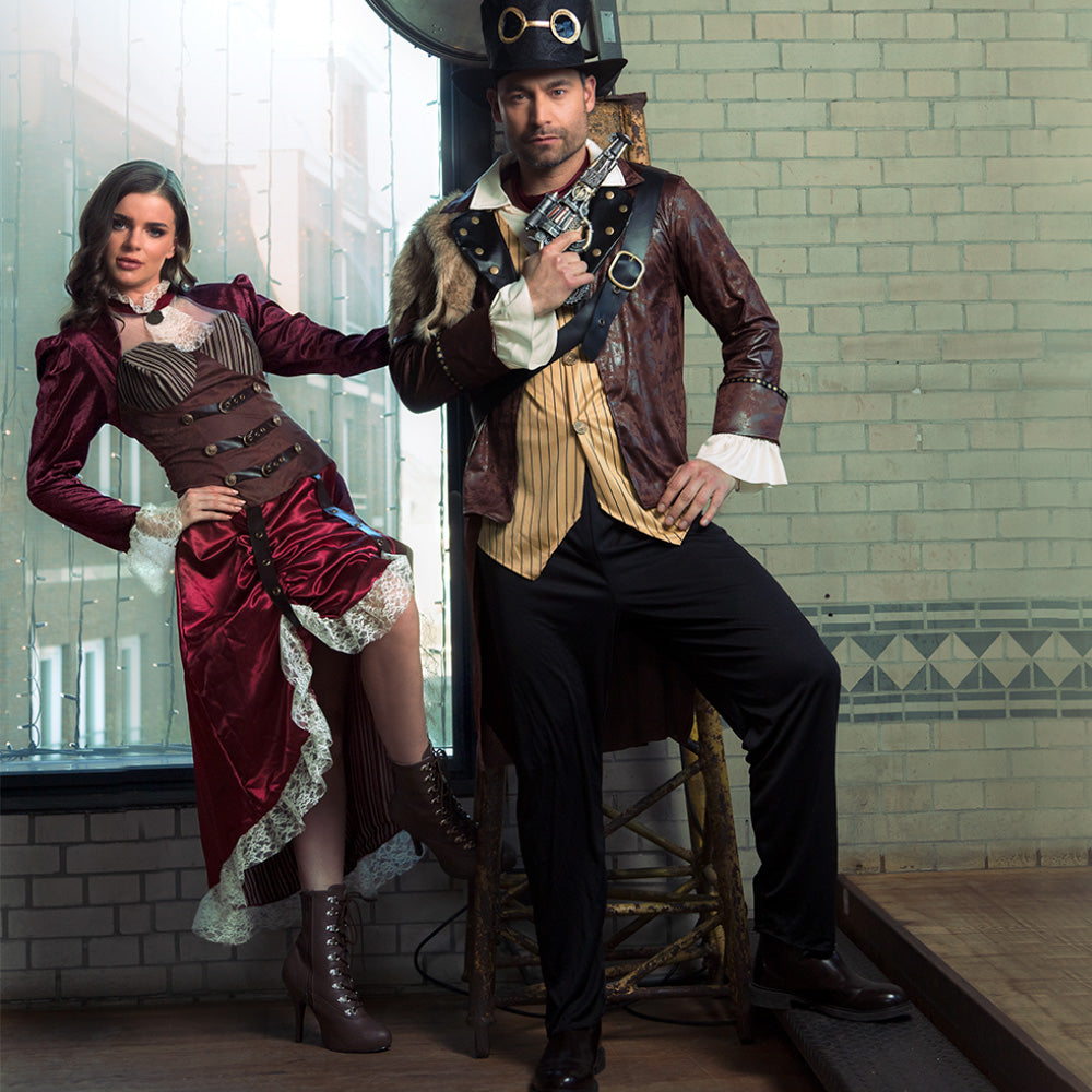 Déguisement Steampunk Deluxe Homme - Costume Victorien
