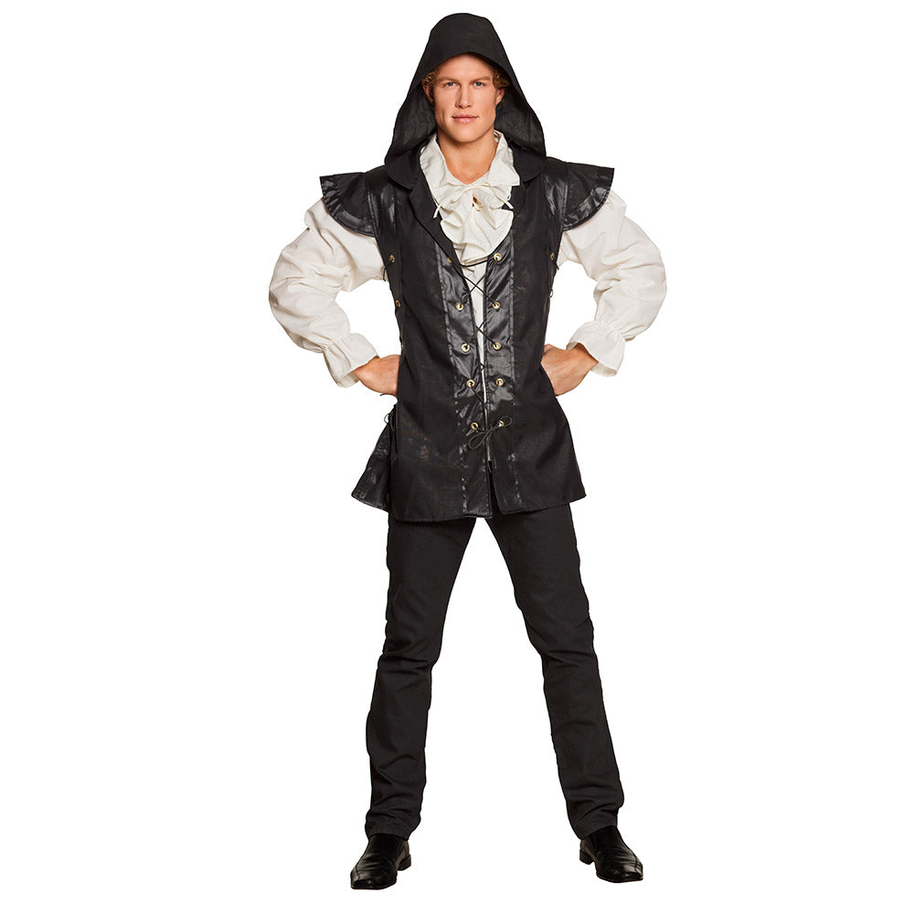 Déguisement Pirate Noir et Blanc - Costume Adulte Complet