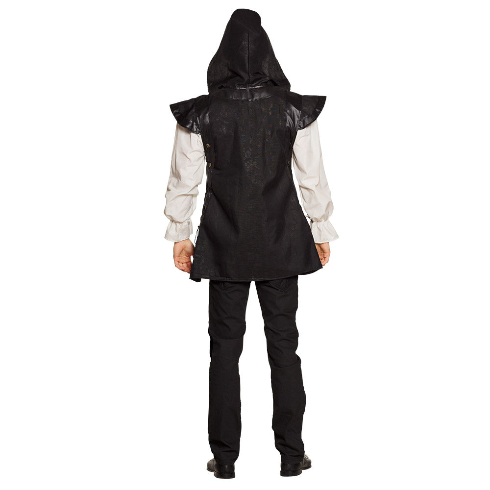 Déguisement Pirate Noir et Blanc - Costume Adulte Complet