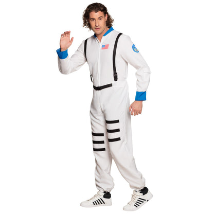 Combinaison Astronaute Blanc Bleu - Déguisement Spaceman