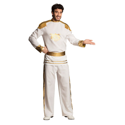 Déguisement Prince Charmant Blanc et Or Luxe Homme
