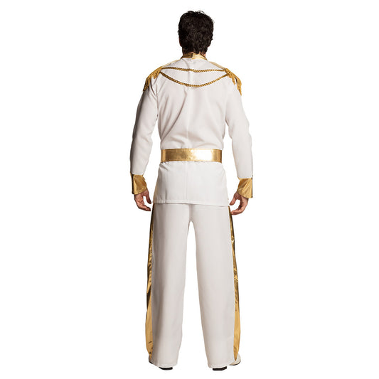 Déguisement Prince Charmant Blanc et Or Luxe Homme