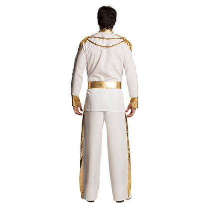 Déguisement Prince Charmant Blanc et Or Luxe Adulte