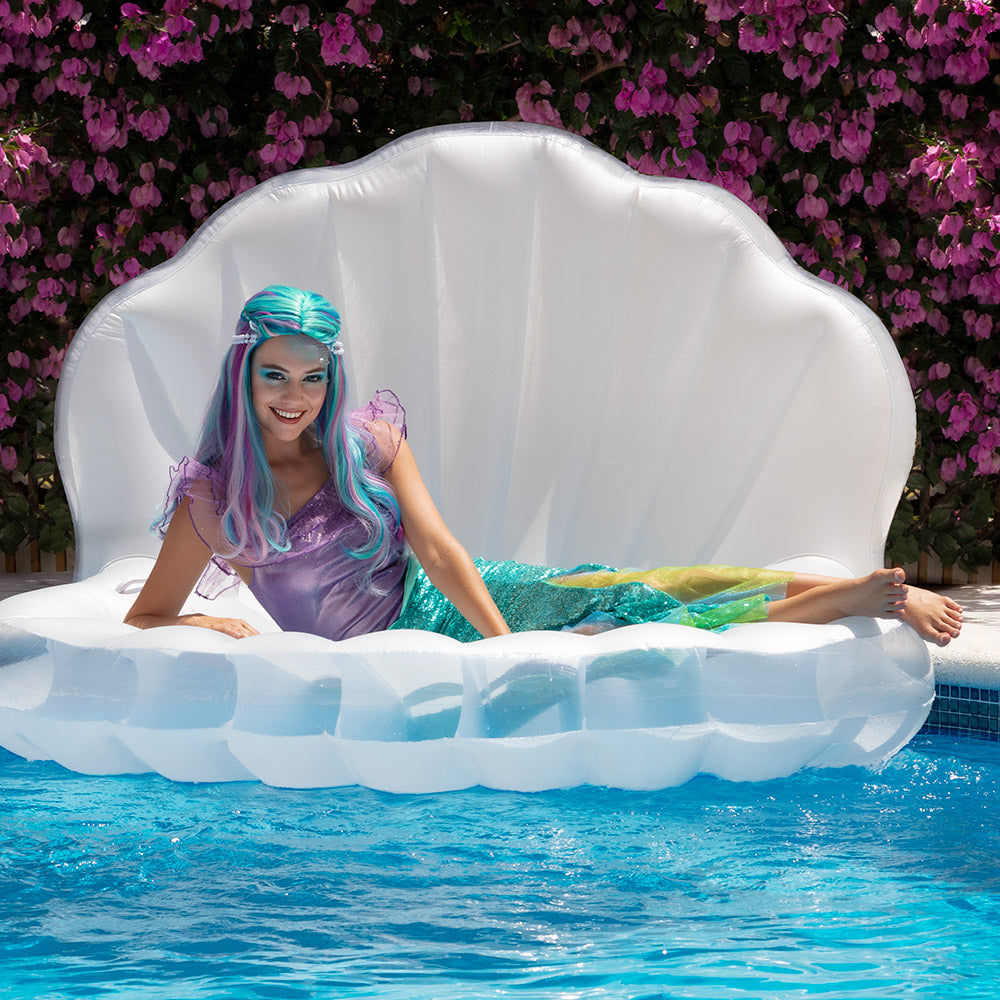 Déguisement Sirène Paillettes Violet Vert Femme
