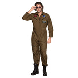 Combinaison Pilote Aviateur Militaire Khaki Deluxe