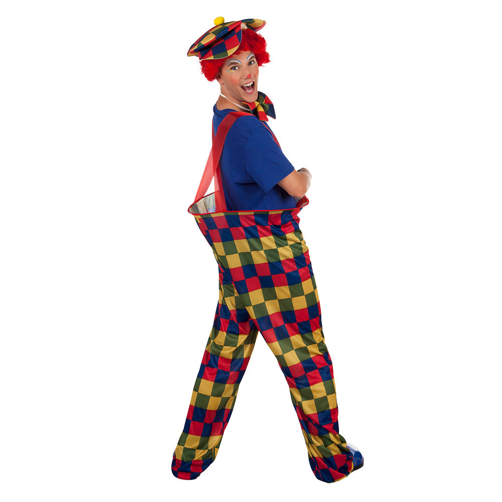 Déguisement Clown Coloré Adulte avec Accessoires Jonglage