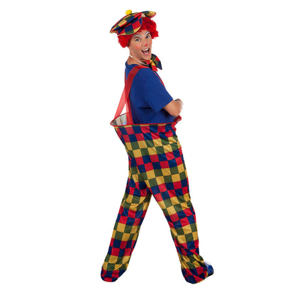 Déguisement Clown Coloré Adulte avec Accessoires Jonglage