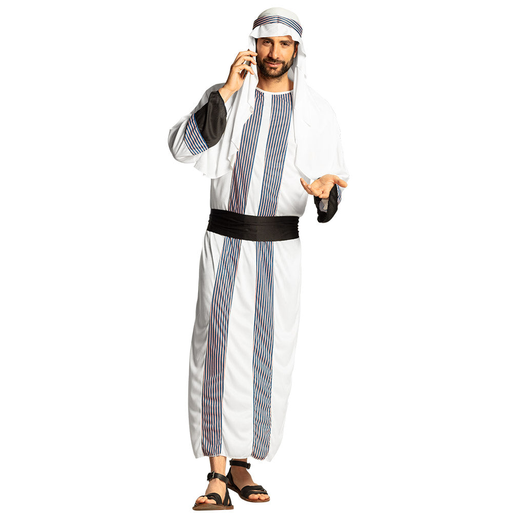 Costume Cheikh Arabe Blanc - Déguisement Oriental Adulte