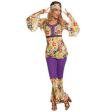 Déguisement Hippie Flower Power Femme Années 70