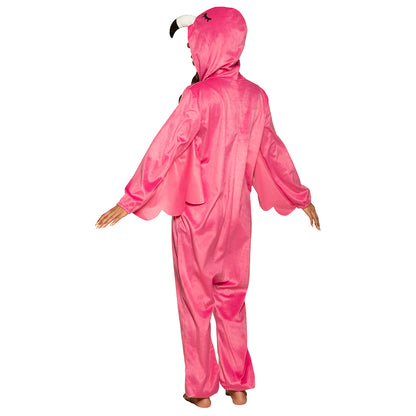 Déguisement Flamant Rose Adulte - Combinaison Intégrale