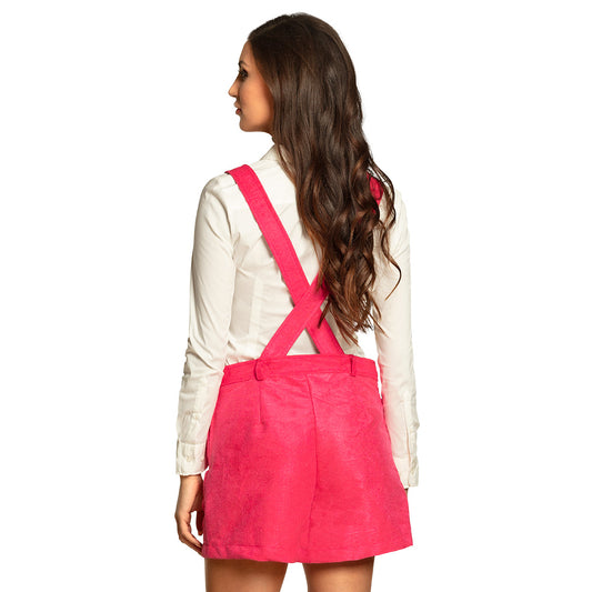Costume Dirndl Bavaroise Rose Fluo Femme - Déguisement Oktoberfest