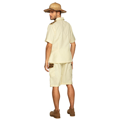Déguisement Safari Aventurier Homme - Chemise & Short Kaki