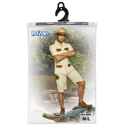 Déguisement Safari Aventurier Homme - Chemise & Short Kaki