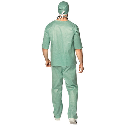 Déguisement Chirurgien Médecin Vert - Costume Complet Adulte