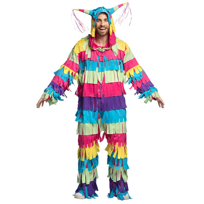 Déguisement Piñata Coloré Adulte - Costume Multicolore Festif