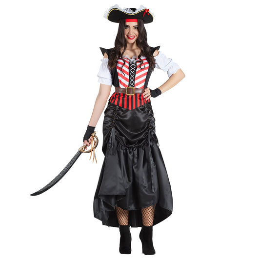 Déguisement Pirate Femme Luxe - Costume Complet avec Accessoires