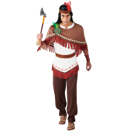 Déguisement Indien Chef Tribal Homme - Costume Authentique