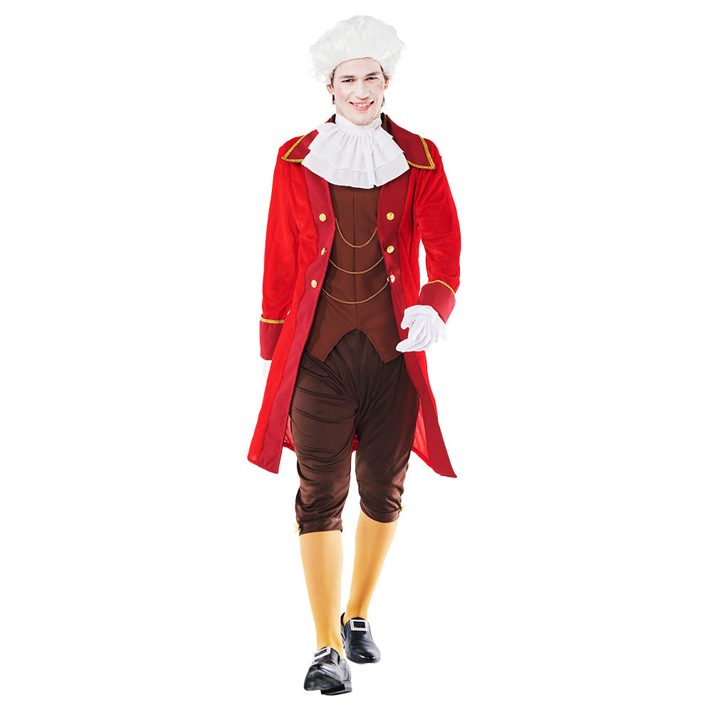 Déguisement Marquis Baroque Rouge Luxe Adulte
