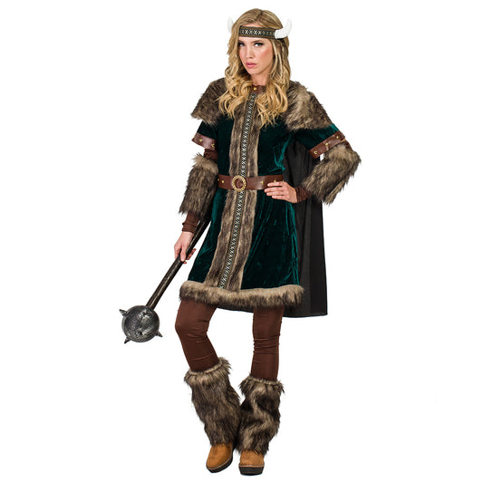 Déguisement Guerrière Viking Femme avec Accessoires