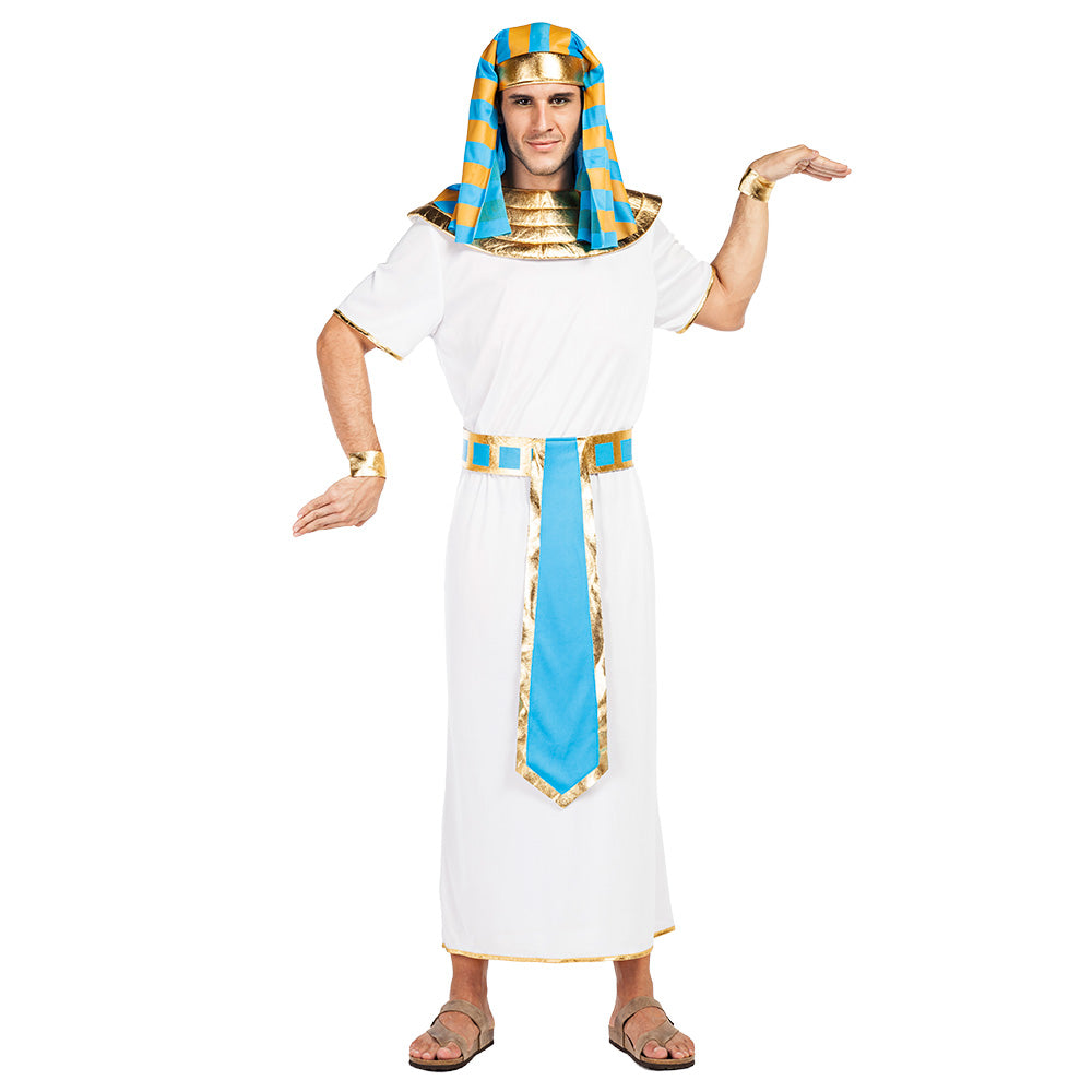 Déguisement Pharaon Égypte Blanc & Or - Costume Adulte
