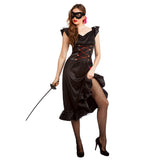 Déguisement Femme Noir Sexy Masque Loup - Soirée Cabaret
