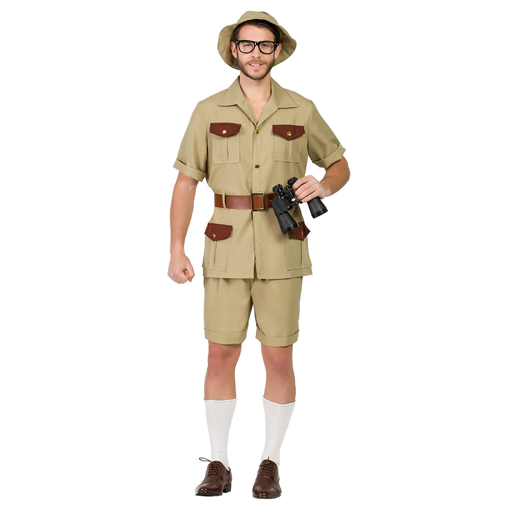 Déguisement Explorateur Safari Khaki Homme