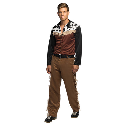 Costume Cowboy Adulte Luxe - Chemise à Franges Western