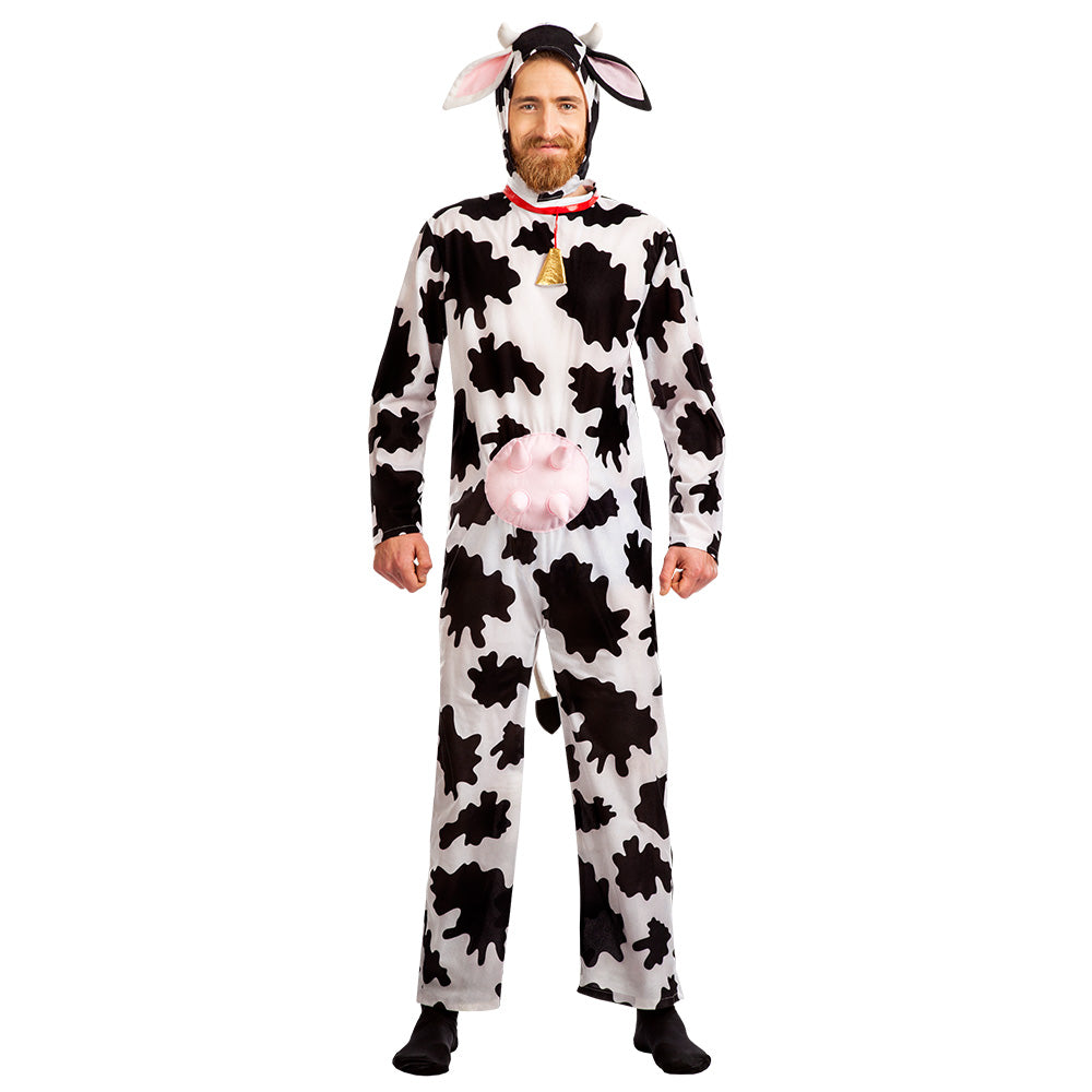 Déguisement Vache Adulte - Costume Complet Blanc et Noir