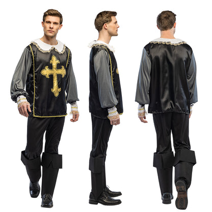 Déguisement Noble Médiéval Croix Dorée Homme