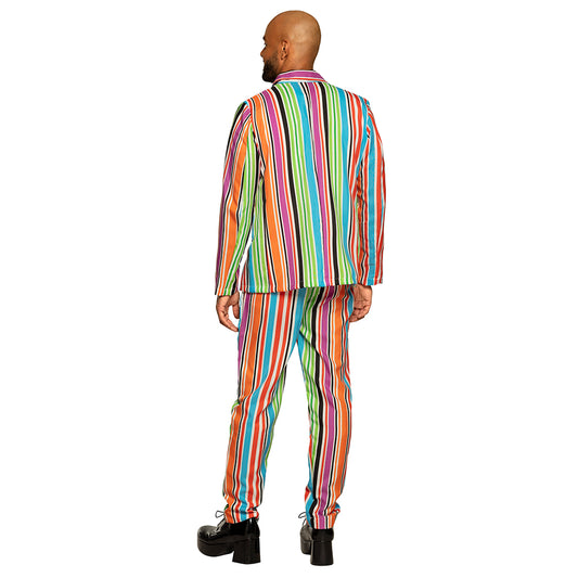 Costume Années 70 Arc-en-ciel Rayé Homme - Déguisement Disco