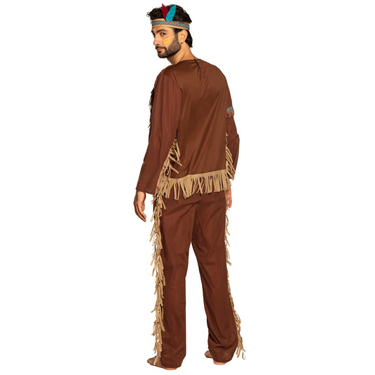 Déguisement Indien Adulte - Costume Amérindien avec Accessoires