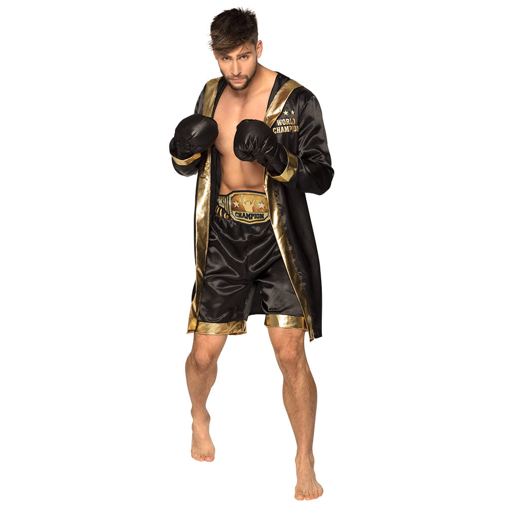 Déguisement Champion de Boxe Luxe - Robe de Chambre & Shorts