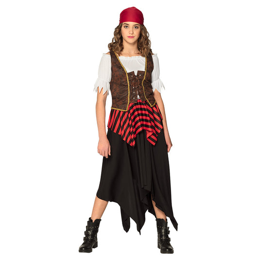 Déguisement Pirate Femme - Costume Complet avec Bandana