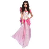 Déguisement Princesse Rose Adulte - Robe de Bal Longue