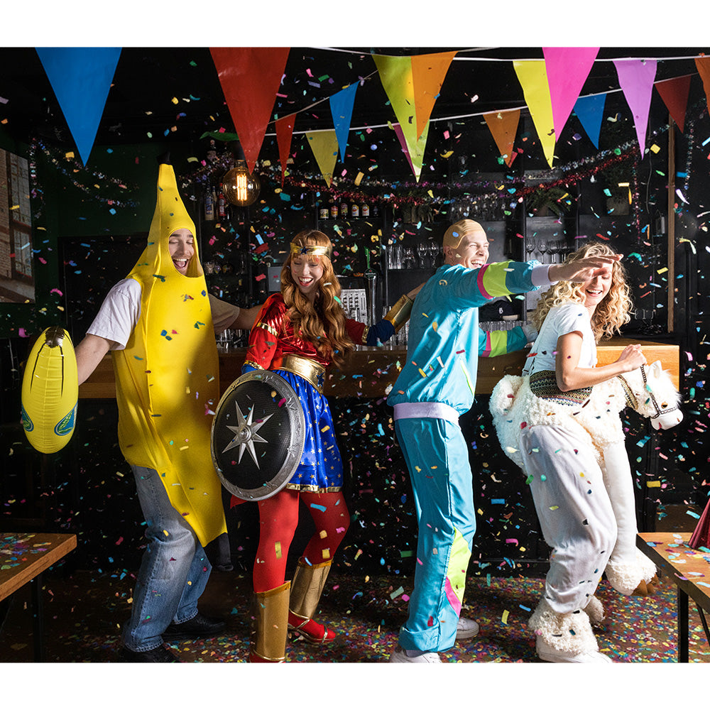 Déguisement Banane Adulte Humoristique Costume Jaune