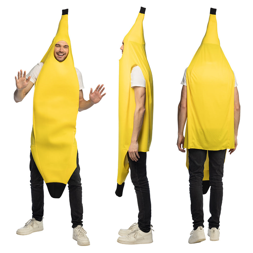 Déguisement Banane Adulte - Costume Drôle et Coloré