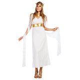 Déguisement Déesse Grecque Blanc et Or - Taille M/L