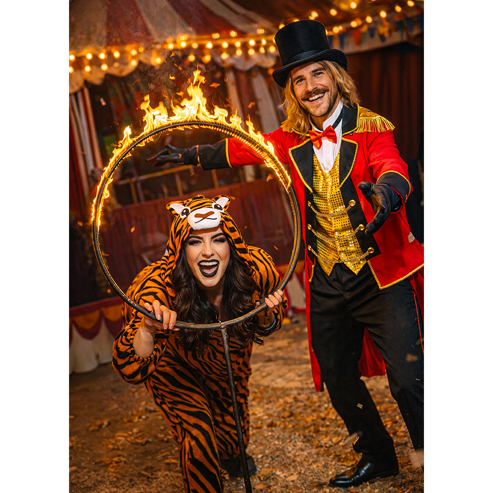 Costume Maître de Cérémonie Cirque Ringmaster Luxe