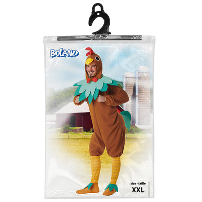 Déguisement Coq Adulte - Costume Fermier Coloré XXL