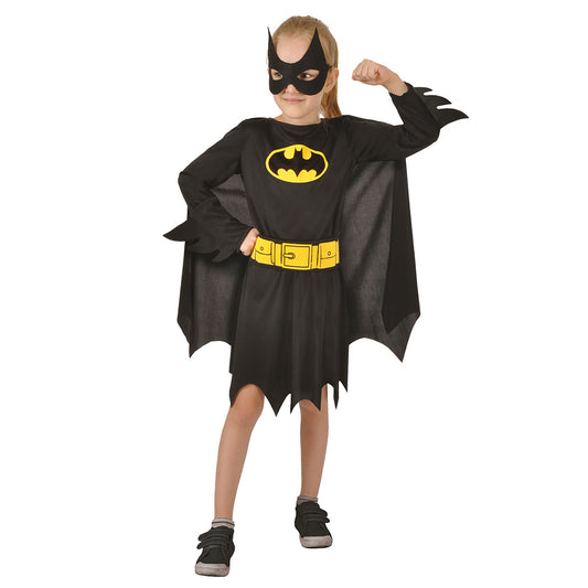 Déguisement Batgirl Enfant - Cape et Masque Noir Jaune