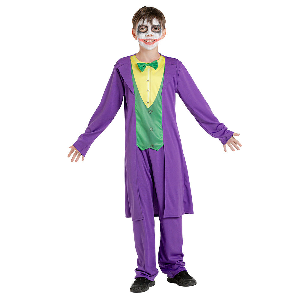 Déguisement Joker Enfant - Costume Complet avec Maquillage